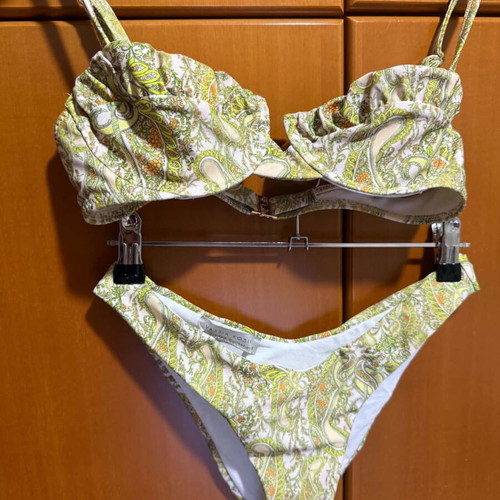 Vassia Kostara bikini small bottom never worn, green