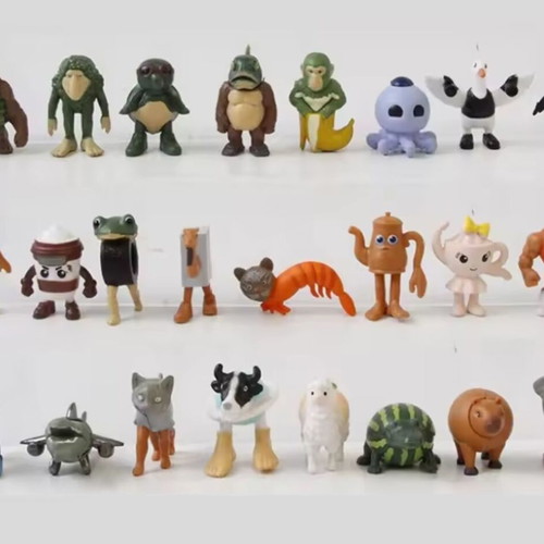 Braintot mini figures new, 24 pieces for birthday cake