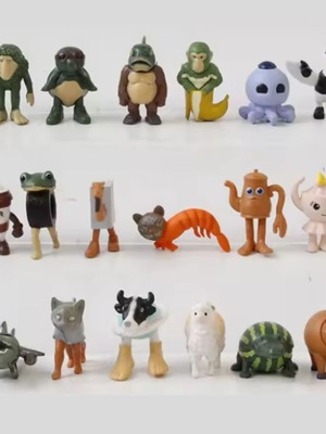 Braintot mini figures new, 24 pieces for birthday cake