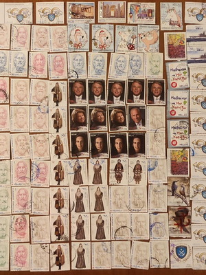 Greek stamps used from 2019 in very good condition