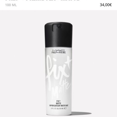 MAC Prep+Prime Fix Matte new setting spray