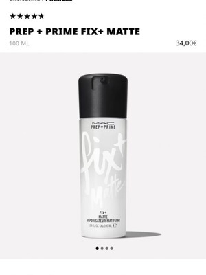 MAC Prep+Prime Fix Matte new setting spray