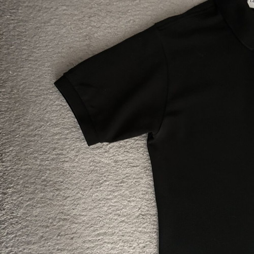 Lacoste cotton polo shirt black size M