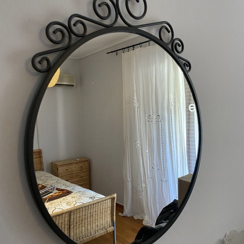 IKEA round mirror like new