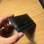 Louis Vuitton Card Holder Monogram Shadow Black like new