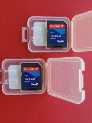 Картове памет Sandisk TransFlash Adapter Motorolla нови, 2 броя