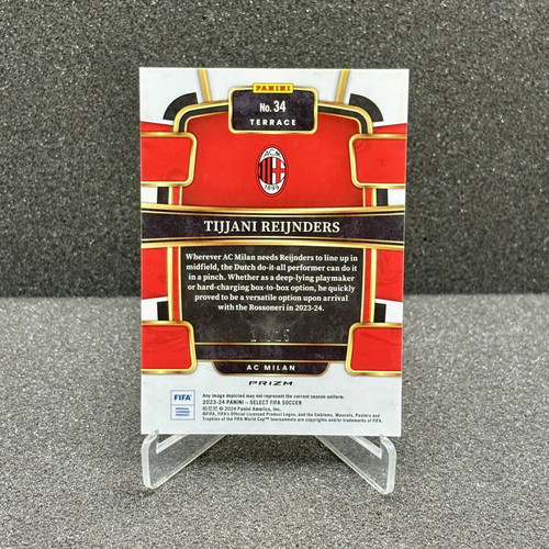 Panini Select FIFA Tijjani Reijnders RC zebra #34 near mint