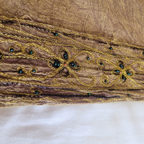 Square decorative tablecloth for small table, 87x87cm, 100% cotton