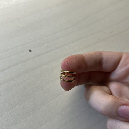Adjustable gold ear cuff new
