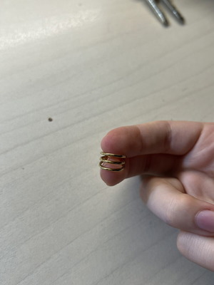 Adjustable gold ear cuff new