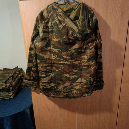 Greek camouflage jacket new size L