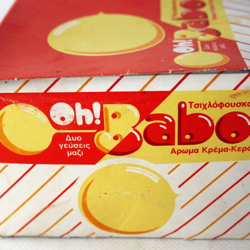 Vintage full box Oh Big Babol chewing gum 120 pieces 1980s new