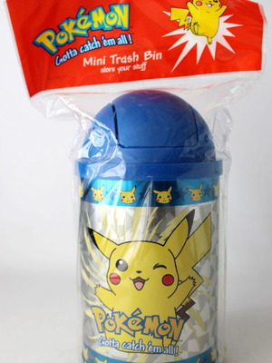 Pokemon Pikachu 20cm κάδος απορριμμάτων 1999 Nintendo Korea καινούργιο