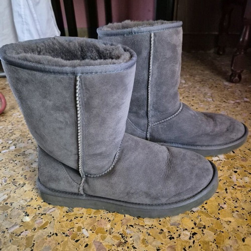 Ugg boots grey with fleece lining like new, size 41