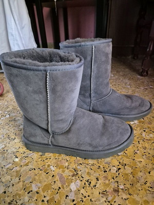 Ugg boots grey with fleece lining like new, size 41