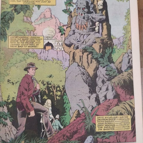 Indiana Jones and the Temple of Doom Marvel comic adaptation issues 1 and 2 used