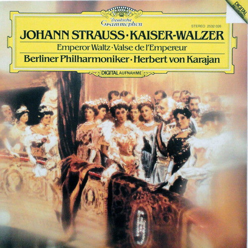 Johann Strauss Kaiser-Walzer CD used, Berliner Philharmoniker, Herbert von Karajan