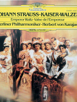 Johann Strauss Kaiser-Walzer CD used, Berliner Philharmoniker, Herbert von Karajan