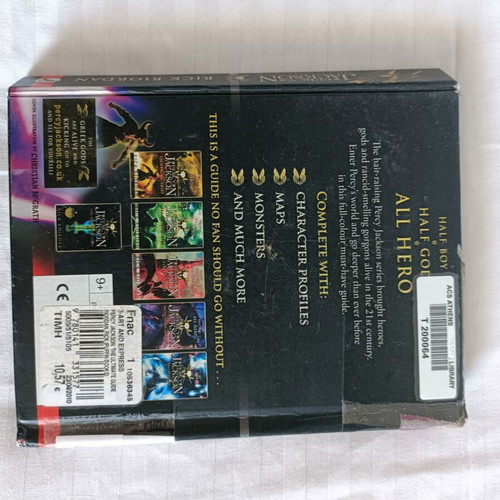 Percy Jackson The Ultimate Guide hardcover book like new, English
