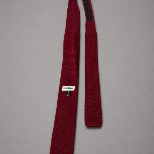 Lacoste tie like new, red