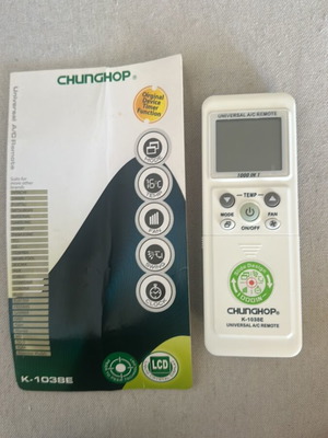 Universal Air Conditioner Remote Control new with batteries