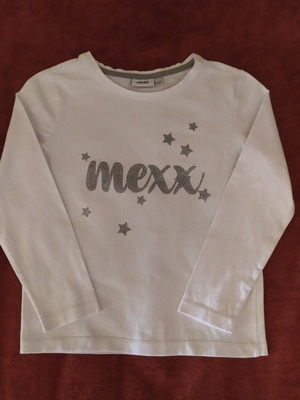 Mexx cotton blouse like new for 5-6 years old, white