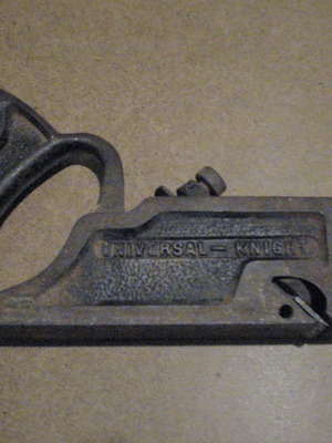 Πλάνη χειρός μεταλλική μεταχειρισμένη Universal Knight No.357