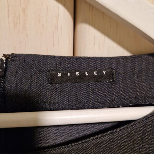 Sisley dark gray dress with short sleeves used, size XS