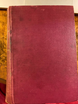 Folk Songs used, early 20th century leather-bound edition, set of 3 books