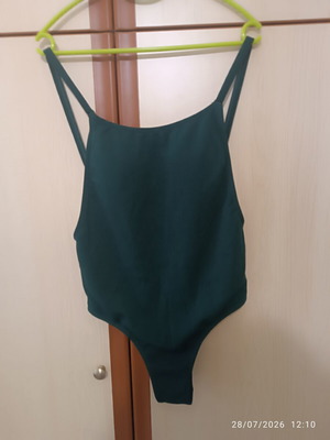 One-piece swimsuit khaki used, size L fitting M