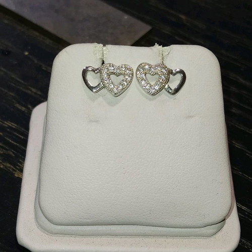 Silver (925) earrings with stones new