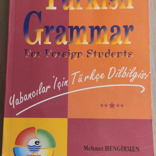 Turkish grammar book like new, English explanations