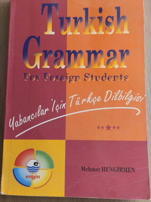 Turkish grammar book like new, English explanations