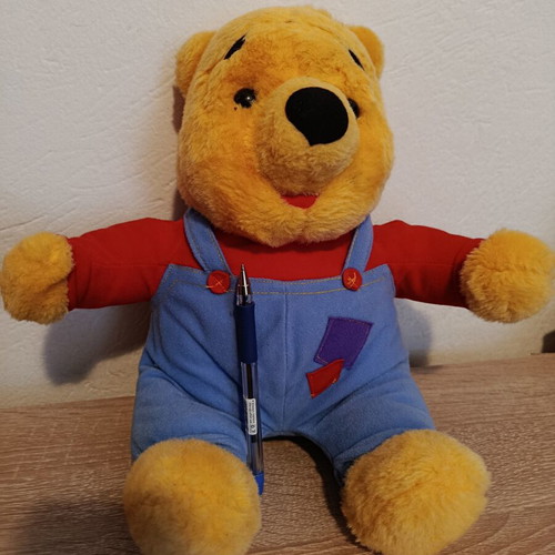 Vintage Winnie the Pooh plush bear used, large size