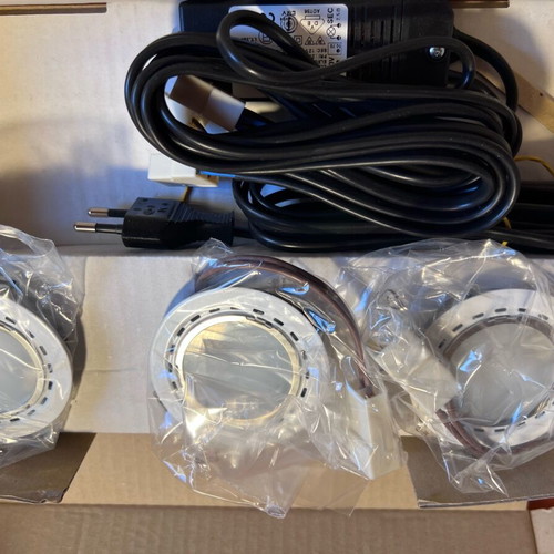 Forma e Funzione Zik 5 recessed halogen spot set of 3, new, white