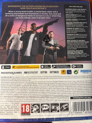 Grand Theft Auto Five παιχνίδι PS5