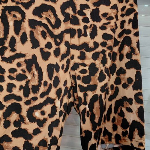 Shein leopard women's athletic shorts