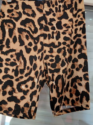 Shein leopard women's athletic shorts