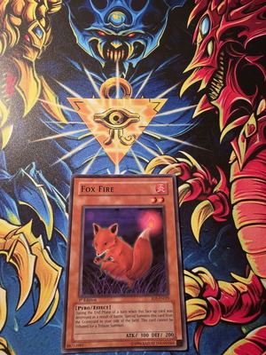 Fox Fire 1st edition Yu-Gi-Oh! card used