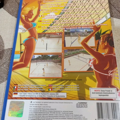 PS2 Volleyball video game used without manual