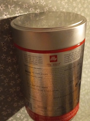 Illy metal box new, dimensions 14.5x9