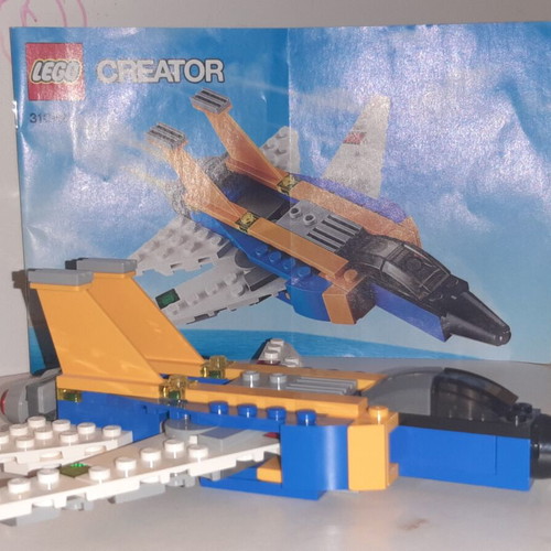Lego Creator 31042 airplane like new with assembly booklet
