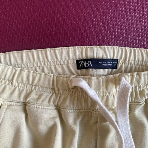 Zara joggers women's small beige like new