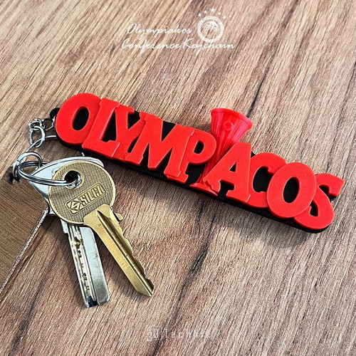 Olympiacos Conference Cup 3D keychain new, handmade