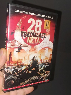 28 Weeks Later DVD like new, horror thriller with subtitles
