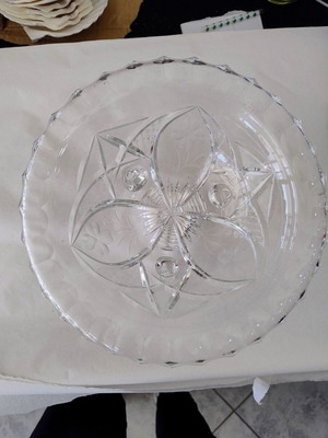 Vintage decorative tripod bowl used
