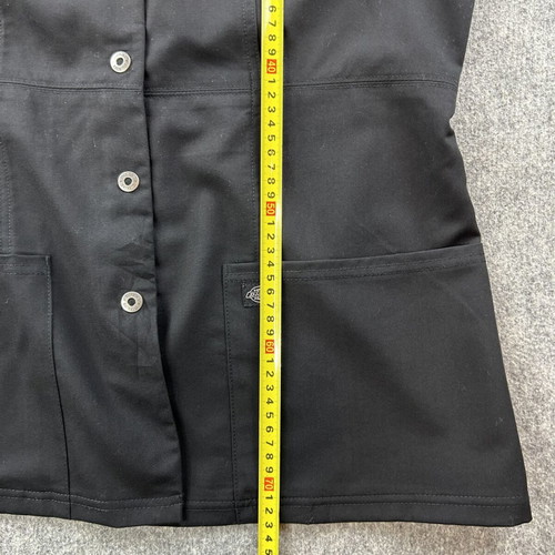 Dickies medical nurse blouse Large black like new with pockets