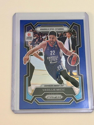 Numbered card Vasilije Micic Efes Anadolu Panini Euroleague 2023-24 new 89/199