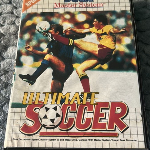 Sega Master System Ultimate Soccer used, very rare