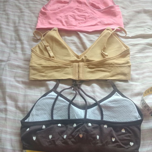 Small bustier bras like new, pack of 8 pieces